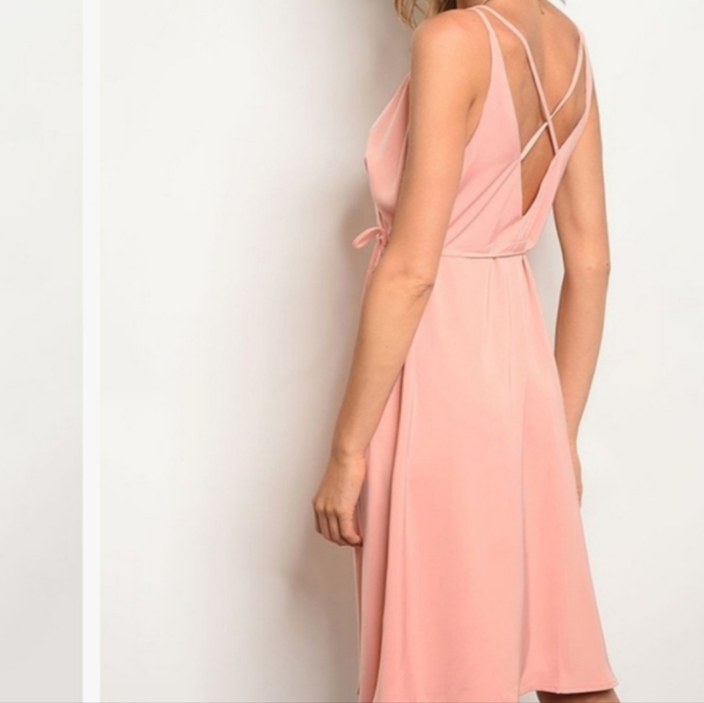 Hommage Tie-Waist Wrap Dress